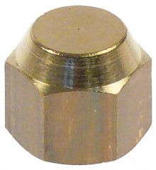 Capac din alama, cu filet 1/4", hexagon 16 mm - 520702