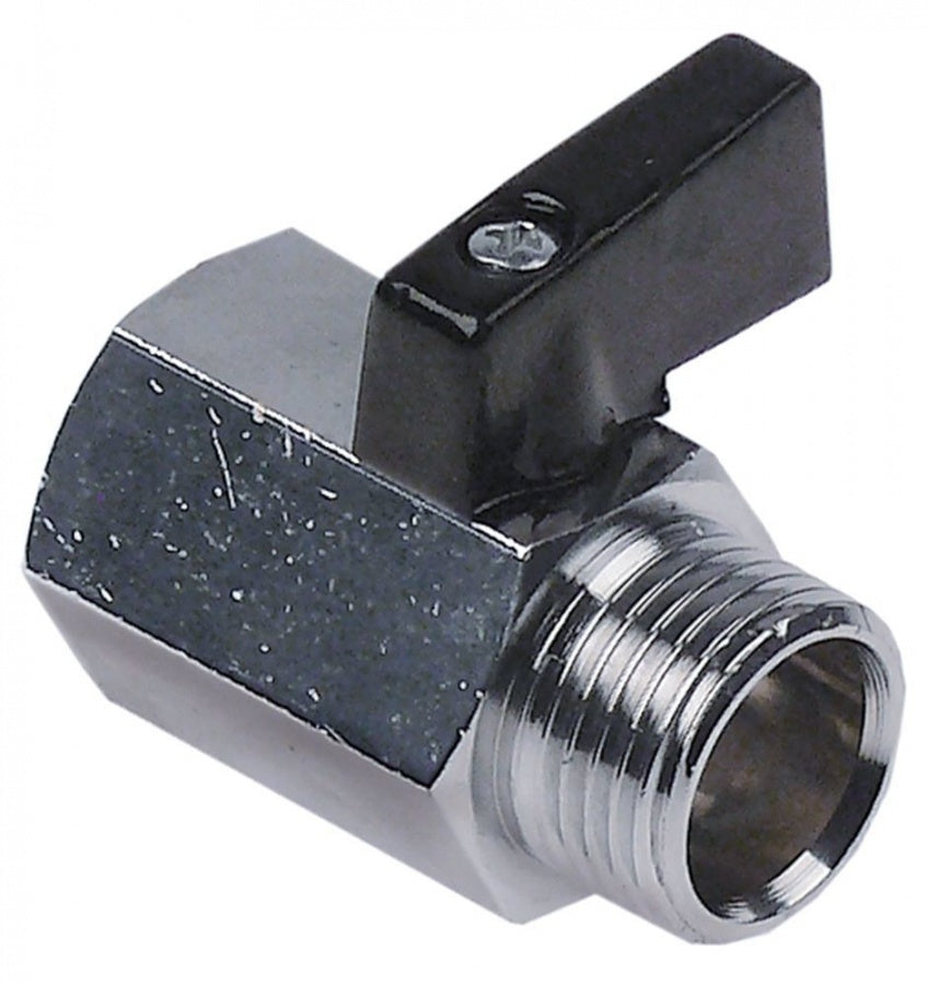 Robinet cu sfera cromat 1/2"-1/2", L 45 mm - 520724