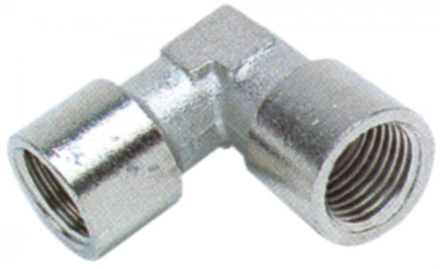 Cot in unghi de 90°, filete int 1/8", din alama cromata - 520820