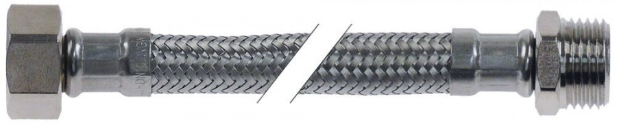 Furtun flexibil împletitură din oțel inoxidabil DN10 racorduri 1/2" - 1/2" L 1300mm - 520933