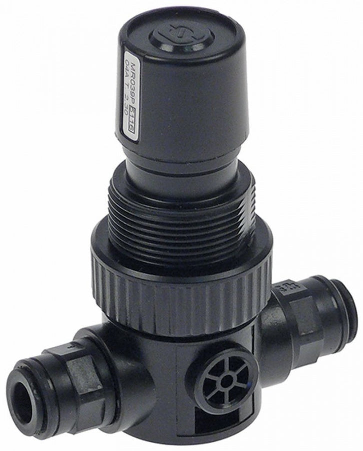 reductor de presiune racord John Guest 8mm p max 2,30bar plastic negru