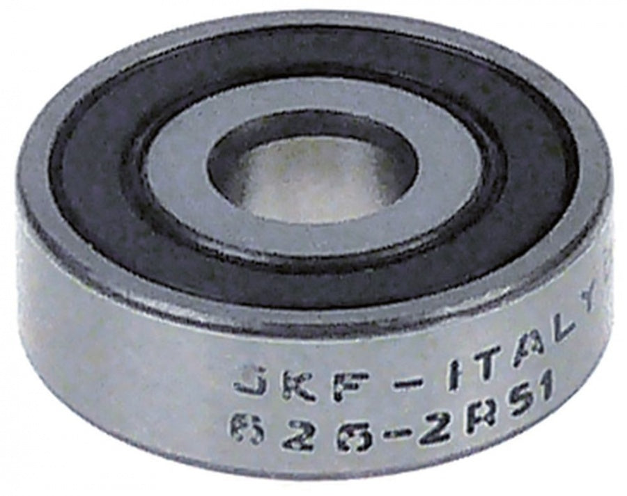 deep-groove ball bearing type DIN 626-2RS shaft ø 6mm ED ø 19mm W 6mm with sealing discs