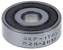 deep-groove ball bearing type DIN 626-2RS shaft ø 6mm ED ø 19mm W 6mm with sealing discs