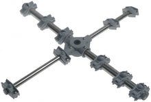 wash arm mounting pos. bottom wash arm L 410mm rinse arm L 415mm w. jets 6 r. jets 4