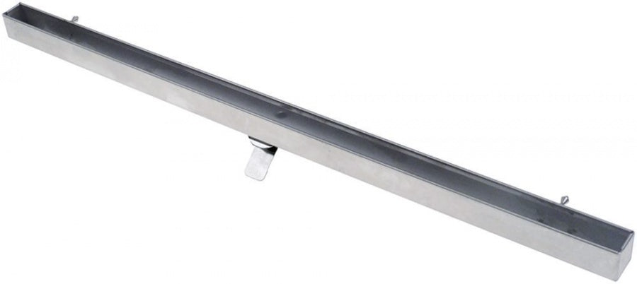 drip rail pluggable for door L 549mm metal W 24mm H 25mm