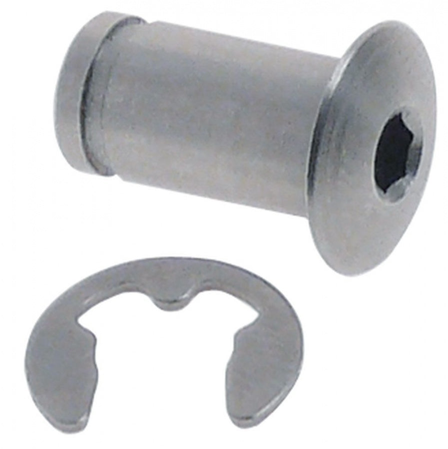 bolt M5 H 15mm WS 3 Qty 1 pcs with internal thread with retaining ring