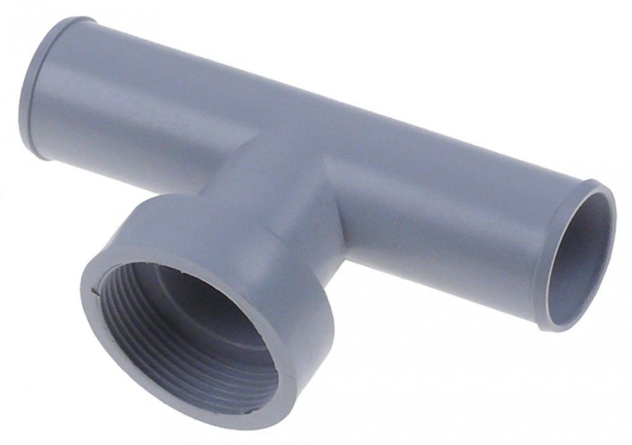 T-fitting for drain ø 34mm L 140mm thread 1½" - 524580