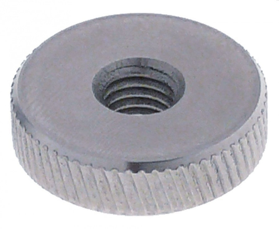 knurled nut M8 ø 25mm H 7mm SS