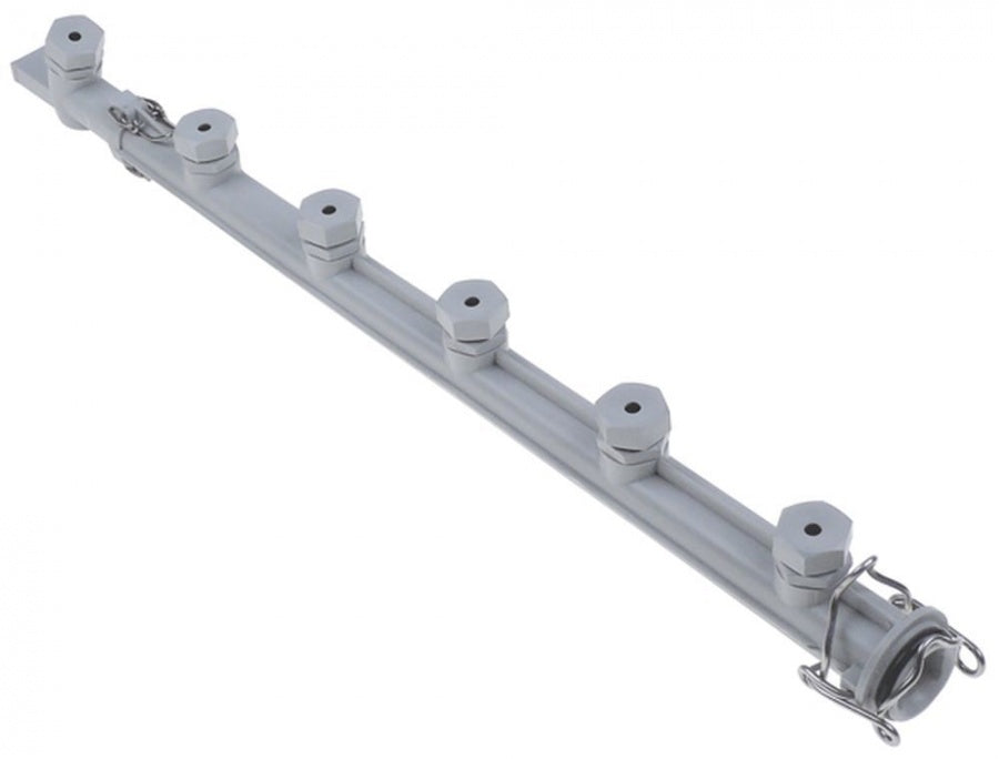wash arm L 537mm nozzles 6 mounting pos. upper/lower H 50mm W 44mm