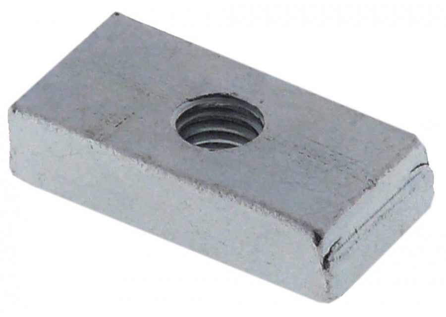 plate for hood mechanics L 39mm M10 steel zinc-coated H 10mm W 21mm