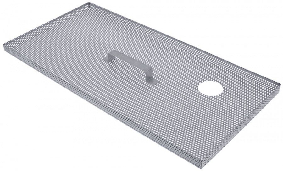 flat filter L 560mm W 270mm H 20mm with hole mounting pos. right for dishwasher SS