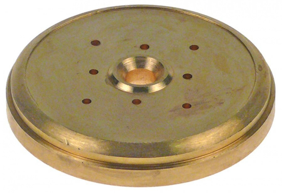 Dus dispersor apa ø 57,4 mm, H 9,5 mm, cu 8 gauri ø 2 mm, din alama - 525028