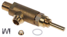 steam/water tap with gasket, spring and bush inlet 3/8" outlet 3/8" shaft 6,5x8