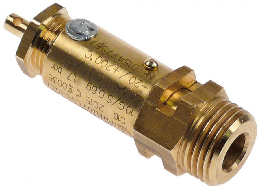 safety valve connection 1/2" triggering pressure 1,7bar