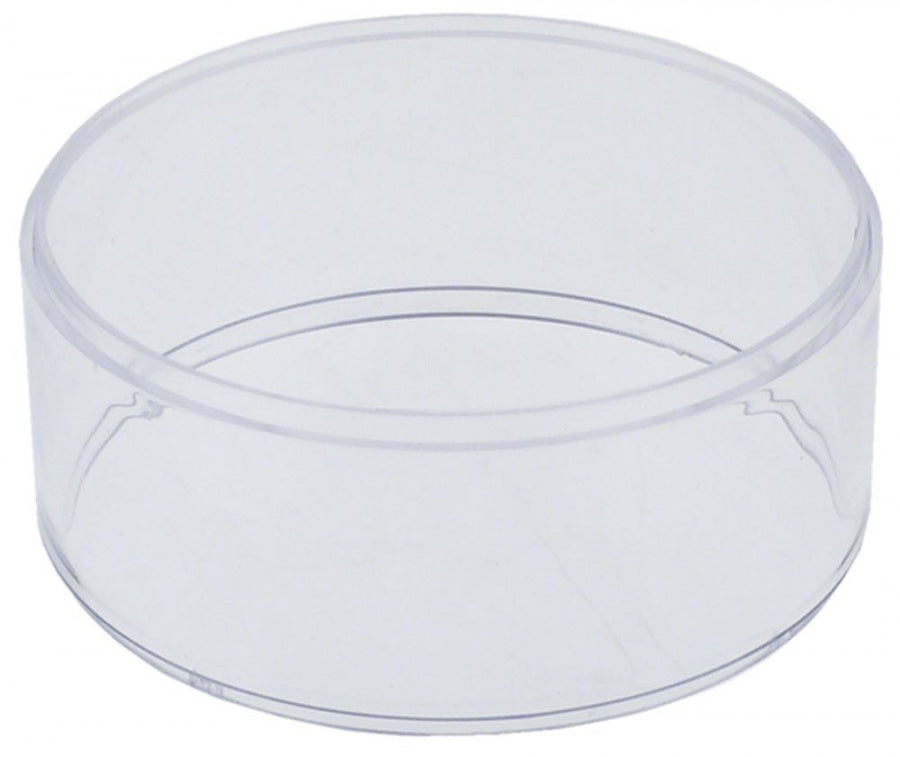 glass cylinder for dosing container ø 125mm H 53mm plexiglas