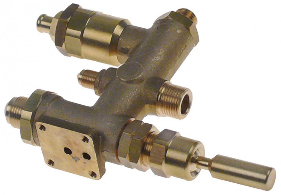intake valve with expansion valve inlet 3/8" conical seal outlet 3/8"