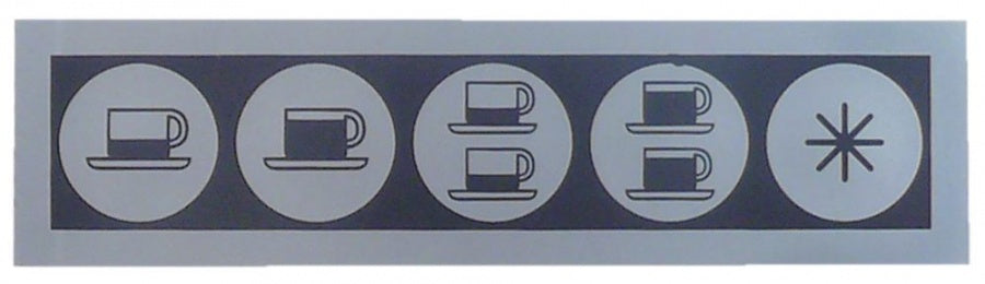 Folie tastatura cu 5 butoane, 103 x 27 mm, IBERITAL - 525212