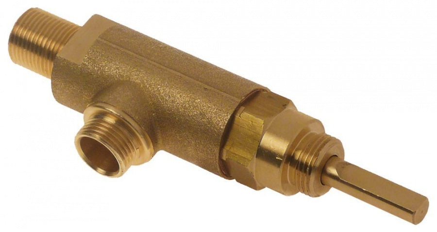 steam/water tap inlet 3/8" outlet 3/8" shaft 8x6 shaft length 26mm suitable for S.V. ITALIA