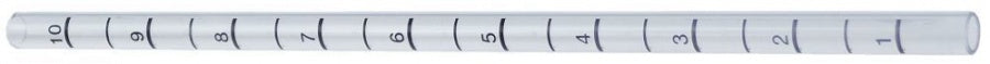 water level tube ED ø 10,4mm ID ø 8,2mm H 270mm marking 1-10 for ANIMO