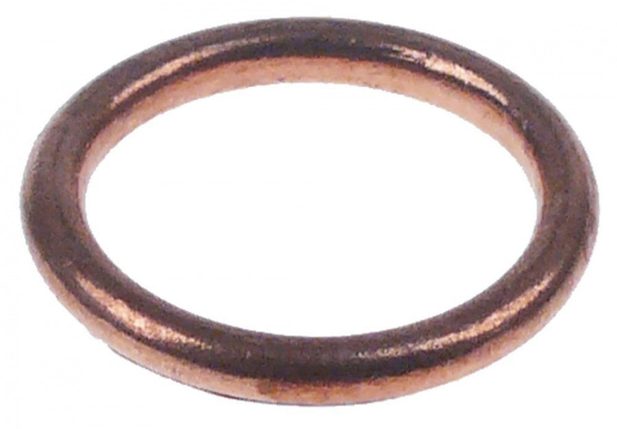 gasket copper D1 ø 27mm D2 ø 21mm thickness 3mm Qty 1 pcs