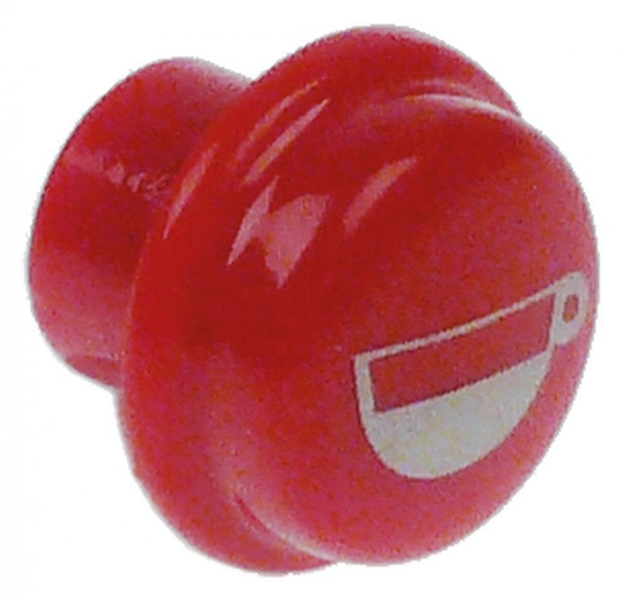 button round ø 17mm plastic red 1 cup small SANREMO