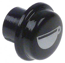 button round ø 17mm plastic black 1 cup large SANREMO