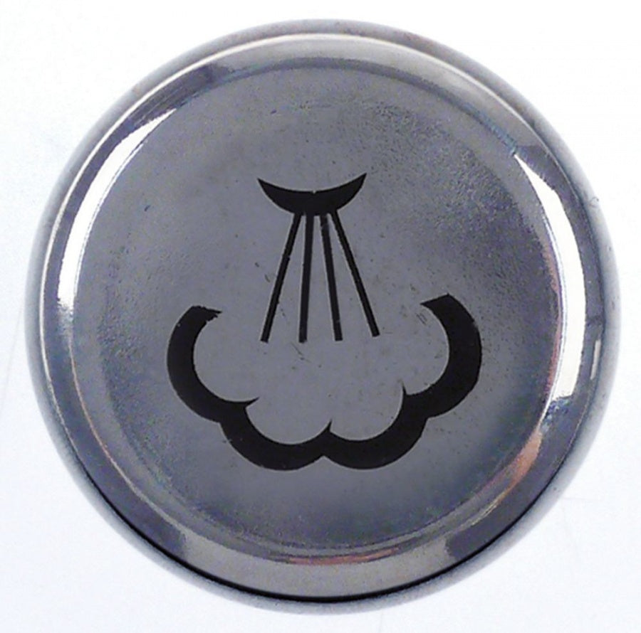 symbol steam for steam tap ø 50mm chrome-plated