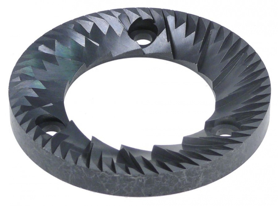 grinding burrs pair turn direction right D1 ø 75mm ID ø 43,7mm H 9,3mm tooth spacing 3,5mm