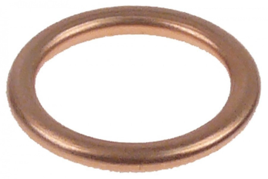 Gasket copper D1 ø 17mm D2 ø 13mm thickness 2mm for thread ¼" Qty 1 pcs - 525819