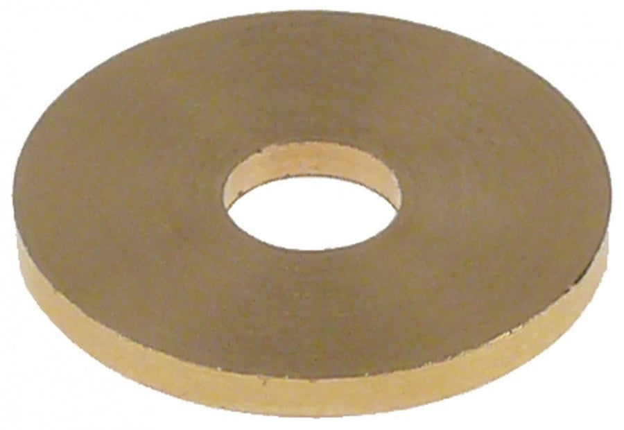 plain washer with turning handle ø 21,5mm ID ø 6,5mm thickness 2mm brass