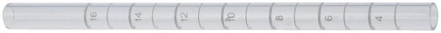 Tub - sticla de nivel ø 12 x 9 mm, H 205 mm, marcaj 2-16, pentru BONAMAT - 525863