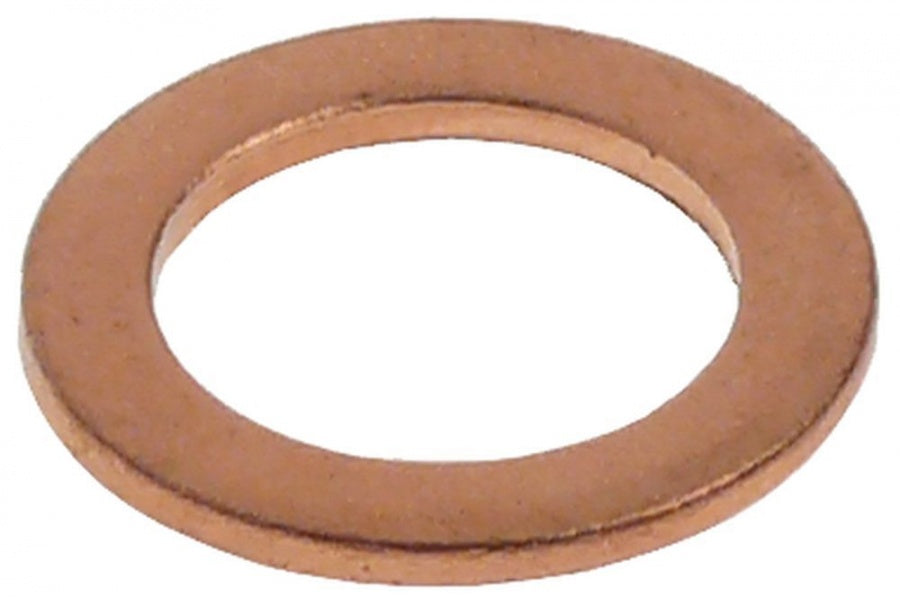 flat gasket copper D1 ø 20mm D2 ø 13,5mm thickness 1,6mm for thread ¼" Qty 1 pcs