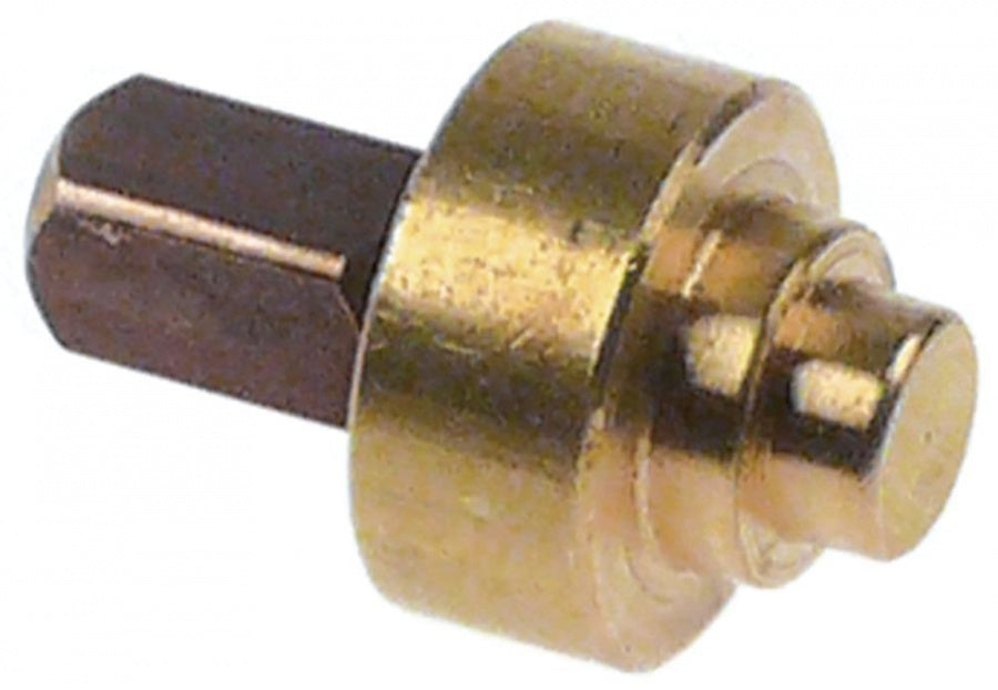 gasket support D1 ø 16mm D2 ø 10mm ID ø 7mm L 25mm square brass
