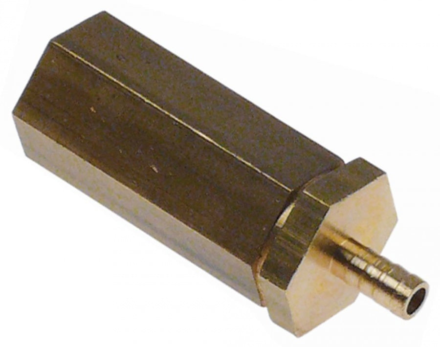 expansion valve T1 1/8" IT hose connector ø 6mm L 48mm