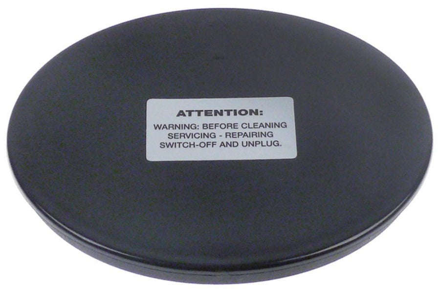 lid for dosing container ø 123,5mm with symbol arrow