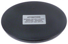 lid for dosing container ø 123,5mm with symbol arrow