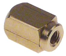 Bolt patrat 6 x 6 mm, L 10 mm, cu filet interior M3, din alama - 526266