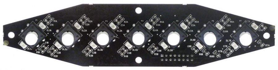 Tastatura cu 7 butoane, 38 x 162 mm - 526301