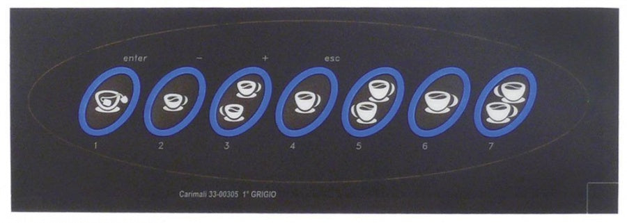 Folie tastatura 178 x 51 mm - 526310