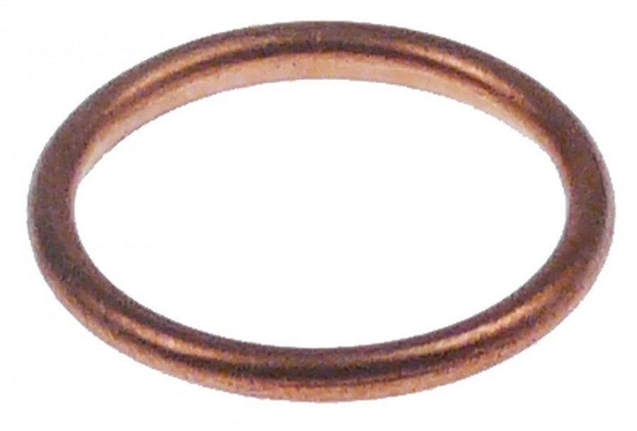 flat gasket copper D1 ø 21mm D2 ø 17mm thickness 2mm