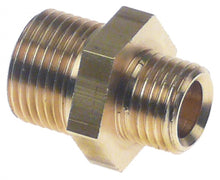 Double nipple T1 ¼" T2 3/8" int. ø 1 8,3mm L 5mm brass Qty 1 pcs - 526413