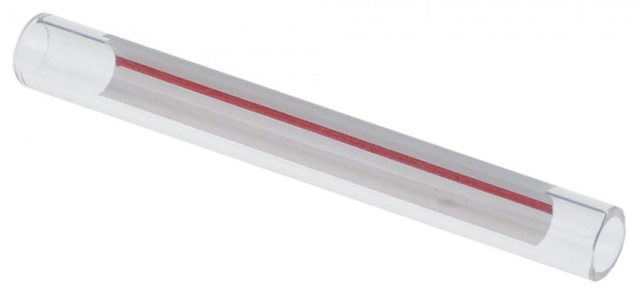 water level tube ø 11mm H 95mm marking white/red