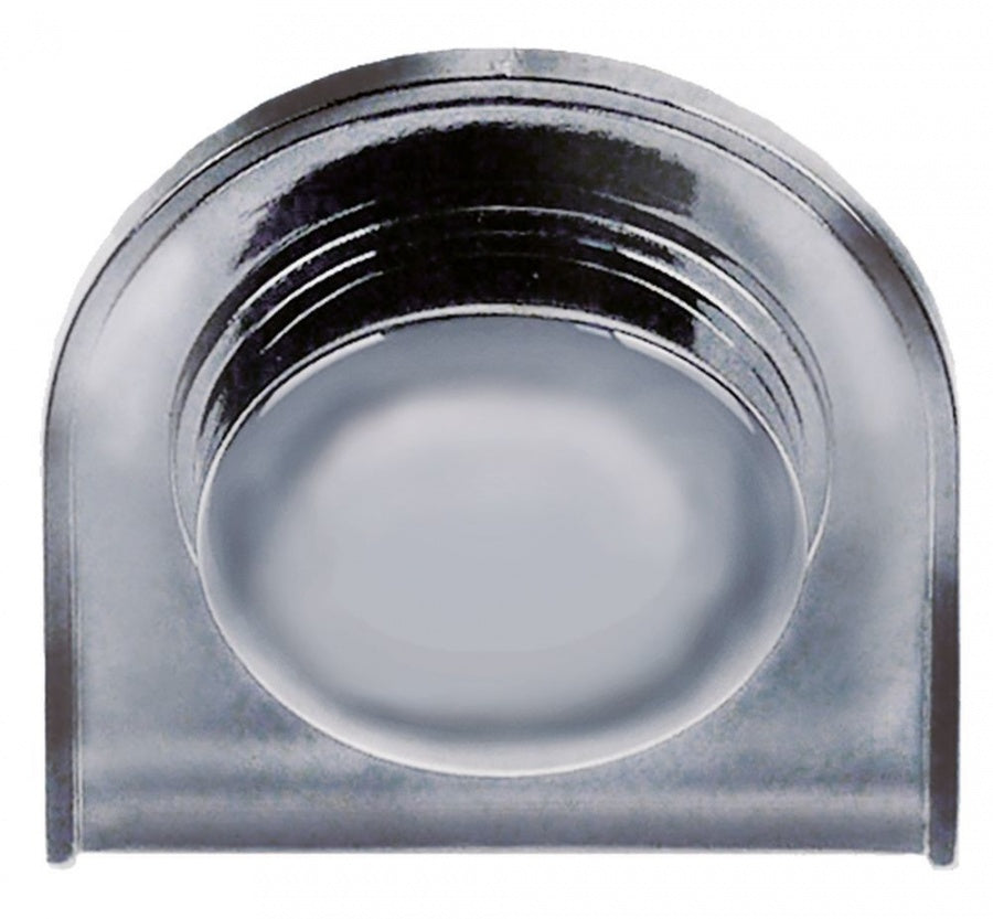button oval L 21mm W 17mm H 14mm chrome-plated