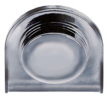 button oval L 21mm W 17mm H 14mm chrome-plated