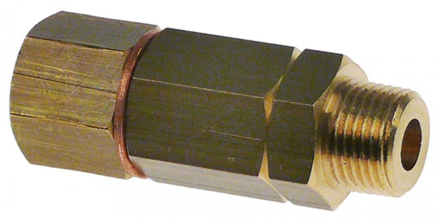 Non-return valve inlet 3/8" ET outlet 1/4" IT L 61mm - 526647