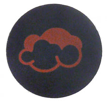 knob dial plate steam self-adhesive ø 15mm black/red