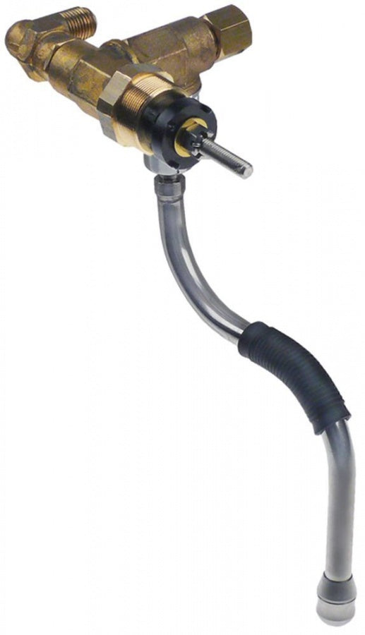 Robinet de abur montare in partea dreapta, intrare 3/8", teava L 150 mm, ø 10 mm, filet ax M6 - 526776