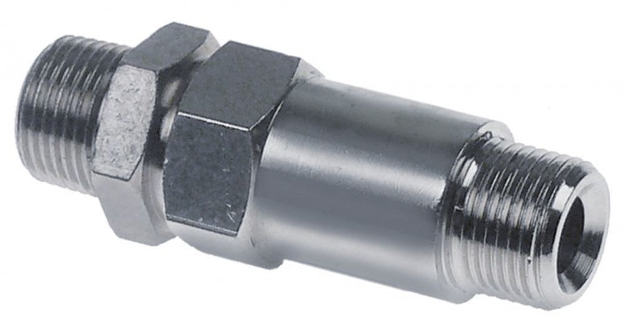 non-return valve inlet 3/8" outlet 3/8" L 41mm chrome-plated brass