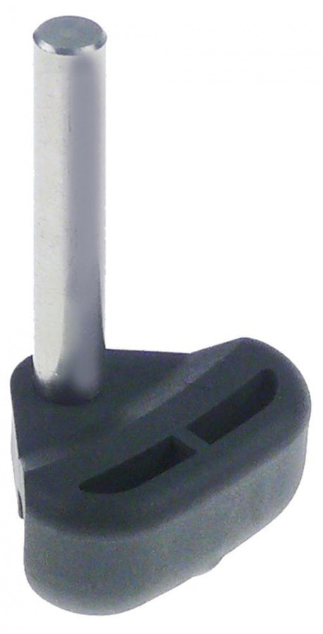 push button for coffee grinder shaft ø 6mm shaft length 36mm grey