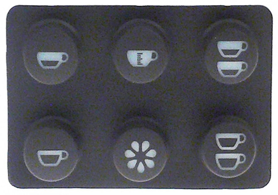keyset L 97 mm W 66 mm brown buttons 6 - Code 526970